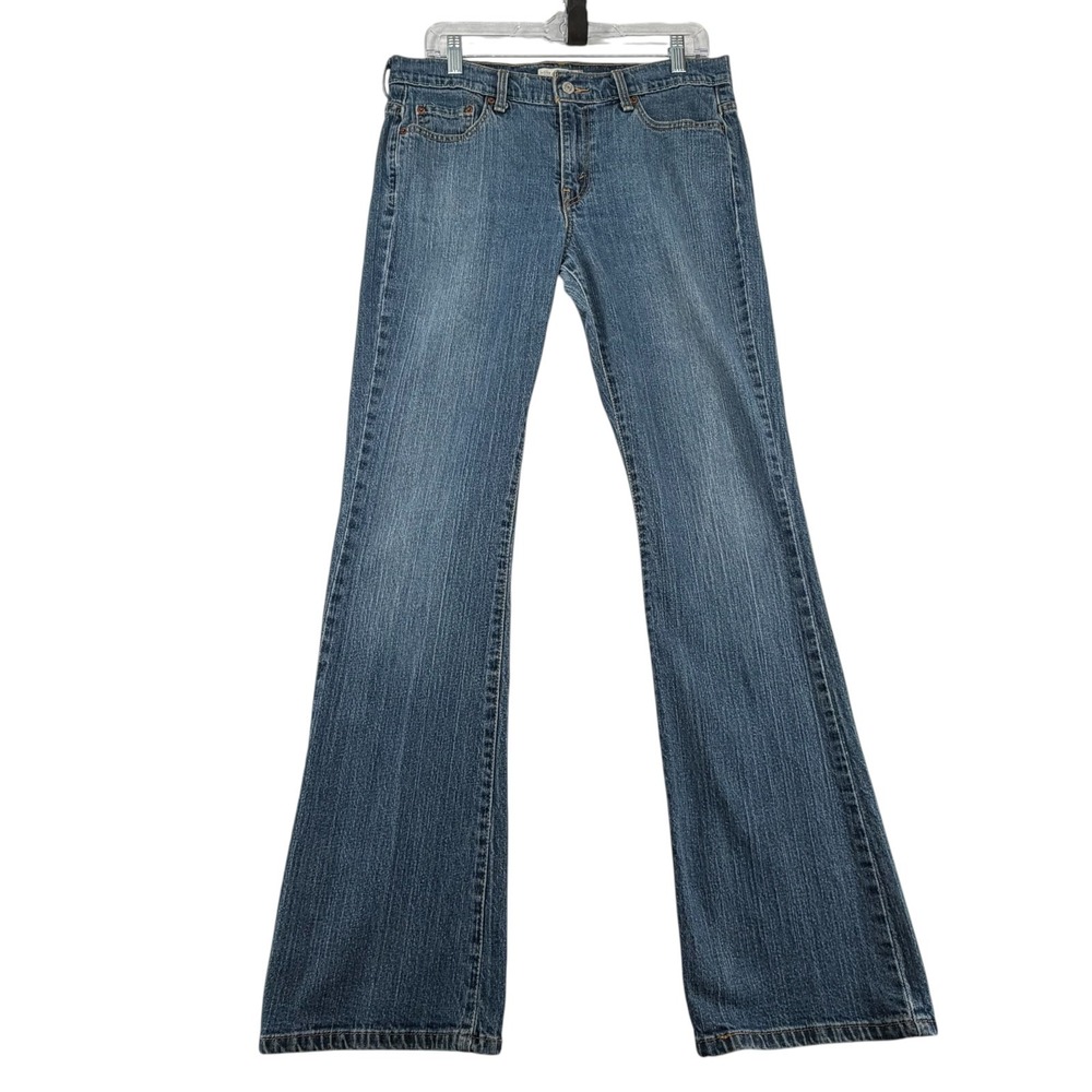 Levi's 515 Bootcut Jeans High Rise Women 12L Long W32x33L Stretch Western Y2K